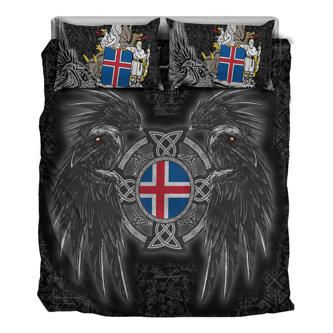 Viking Bedding Set Iceland Viking Raven