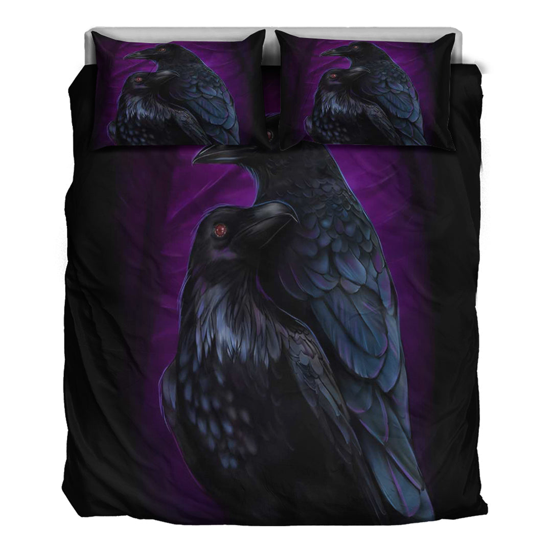 Viking Bedding Set Huginn and Muninn