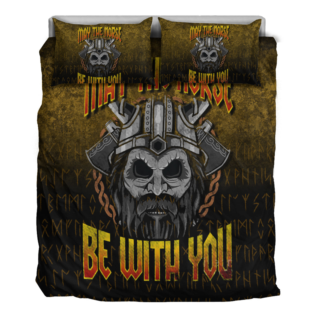 Viking Bedding Set May The Norse Be With You