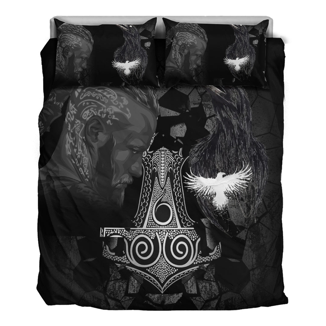 Viking Bedding Set Ragnar and Raven