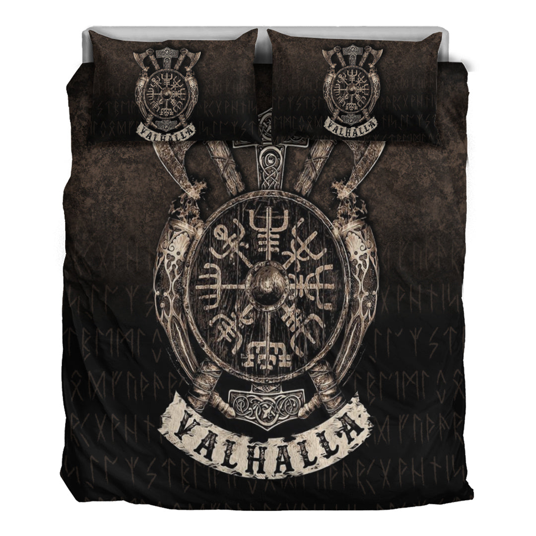 Viking Bedding Set Special Vegvisir Valhalla