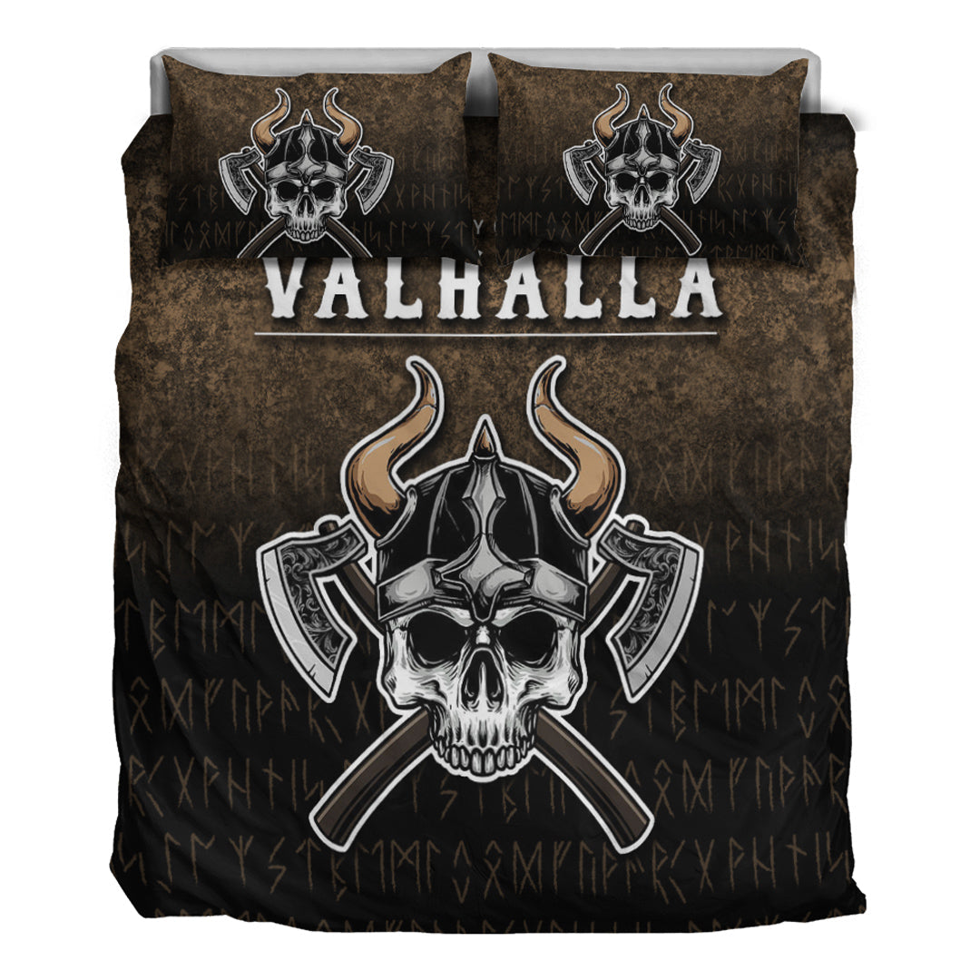 Viking Bedding Set See You In Valhalla Vikings Nordic