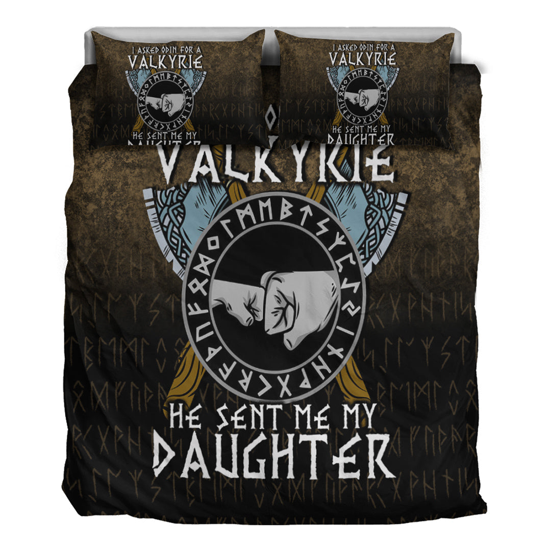 Viking Bedding Set I asked Odin for a Valkyrie Viking Daughter