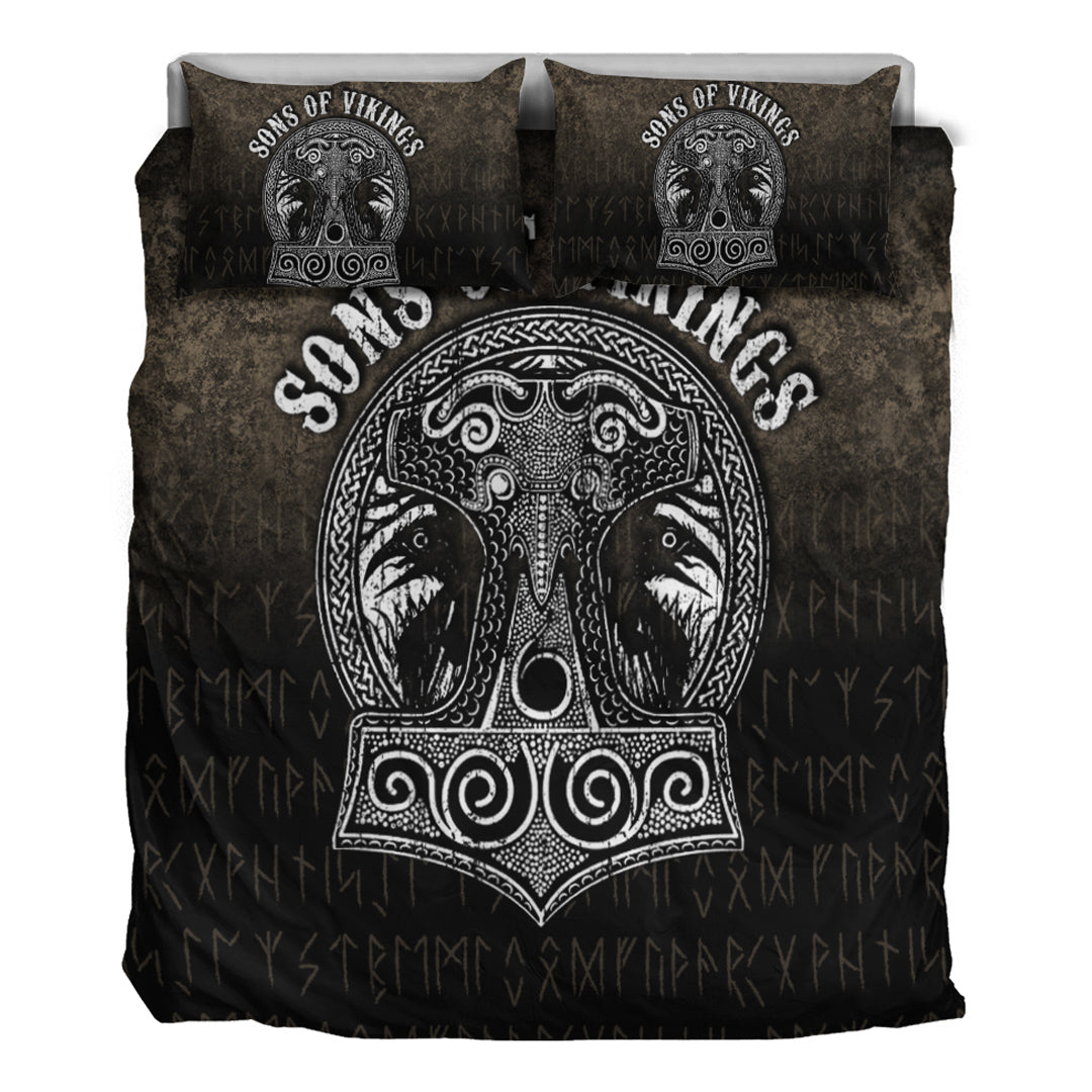 Viking Bedding Set Son Of Viking Mjolnir