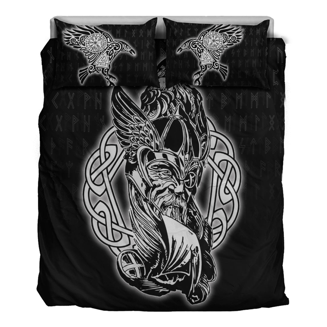 Viking Bedding Set Odin Raven Viking Set