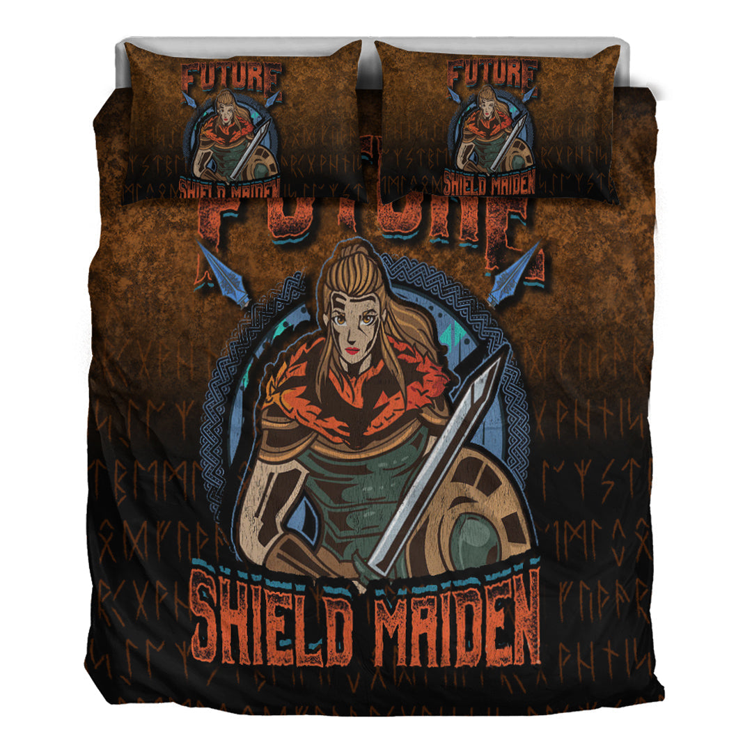 Viking Bedding Set Future ShieldMaiden Ver02