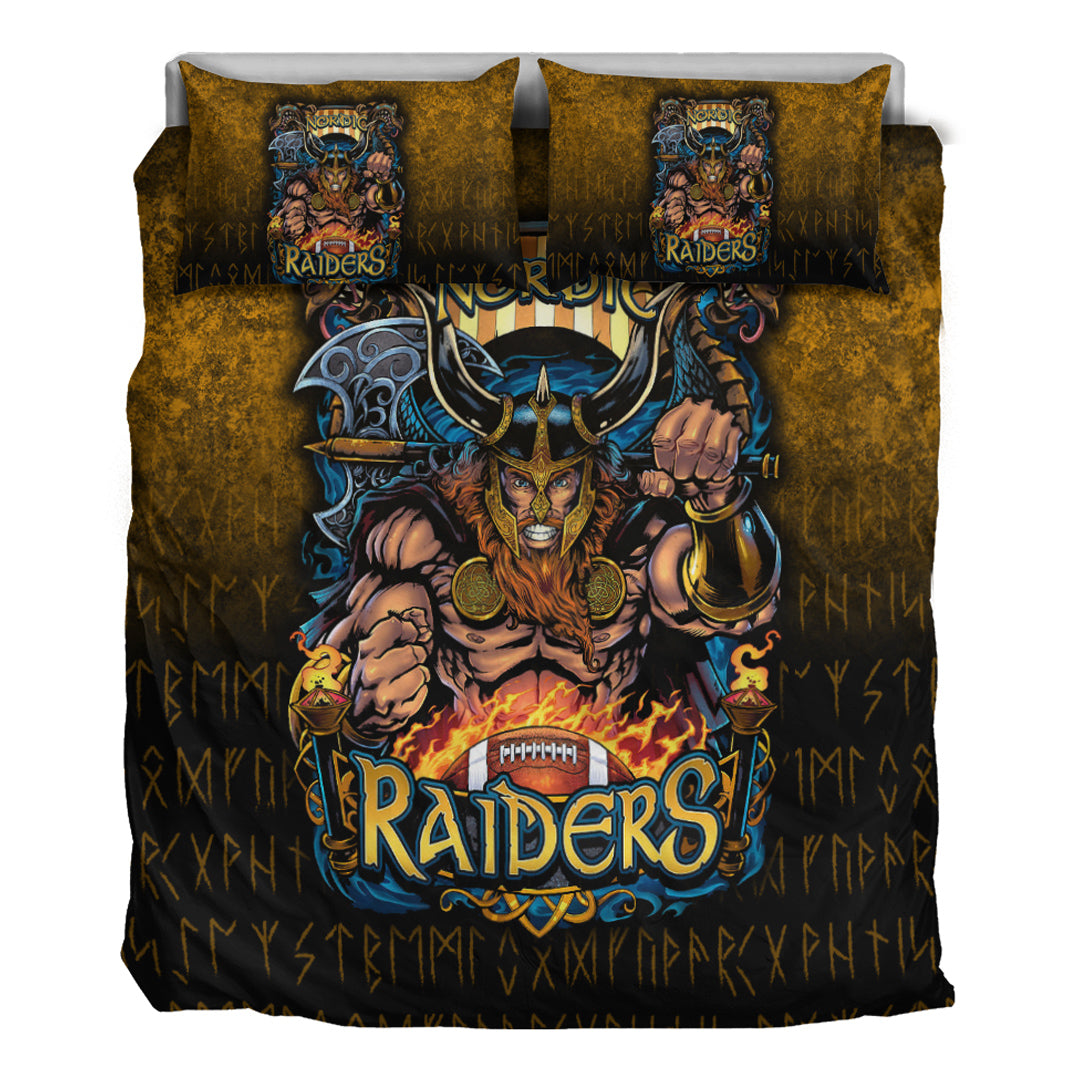 Viking Bedding Set Viking Nordic Raiders