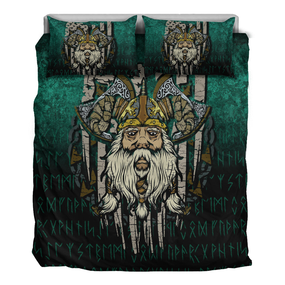 Viking Bedding Set America Odin