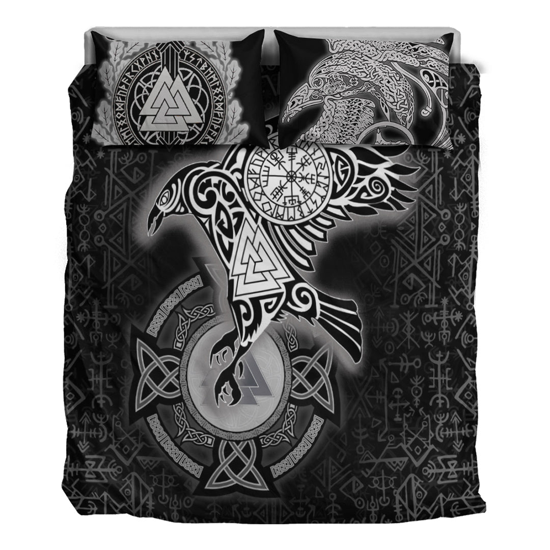 Viking Bedding Set Celtic Raven