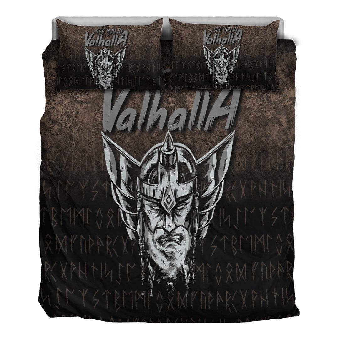 Viking Bedding Set See You In Valhalla Ver02