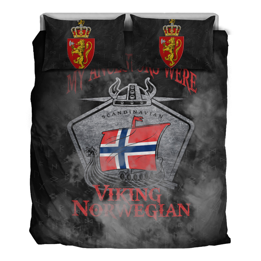 Viking Bedding Set Viking Norway Drakka Scandinavian