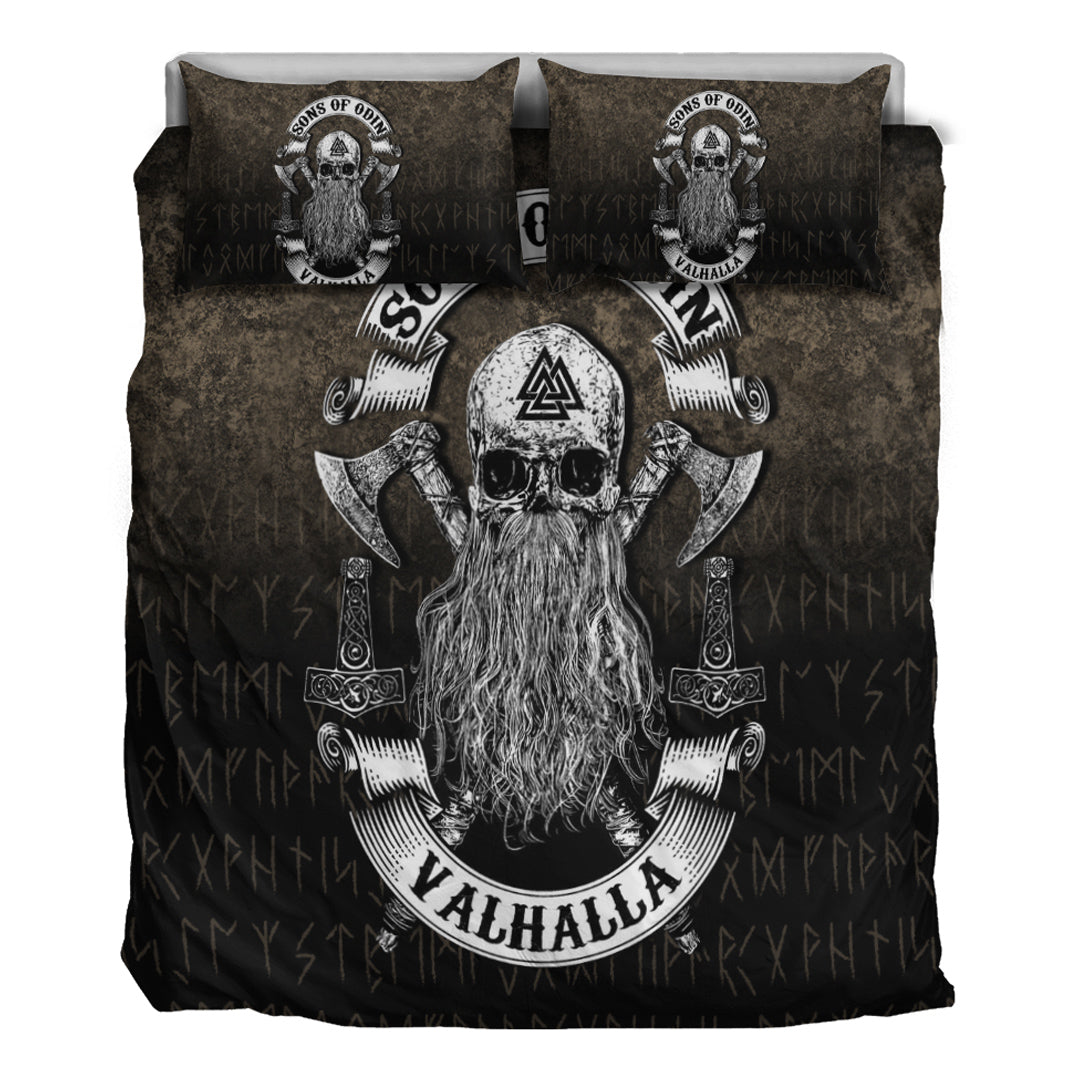 Viking Bedding Set Sons of Odin Valhalla 2