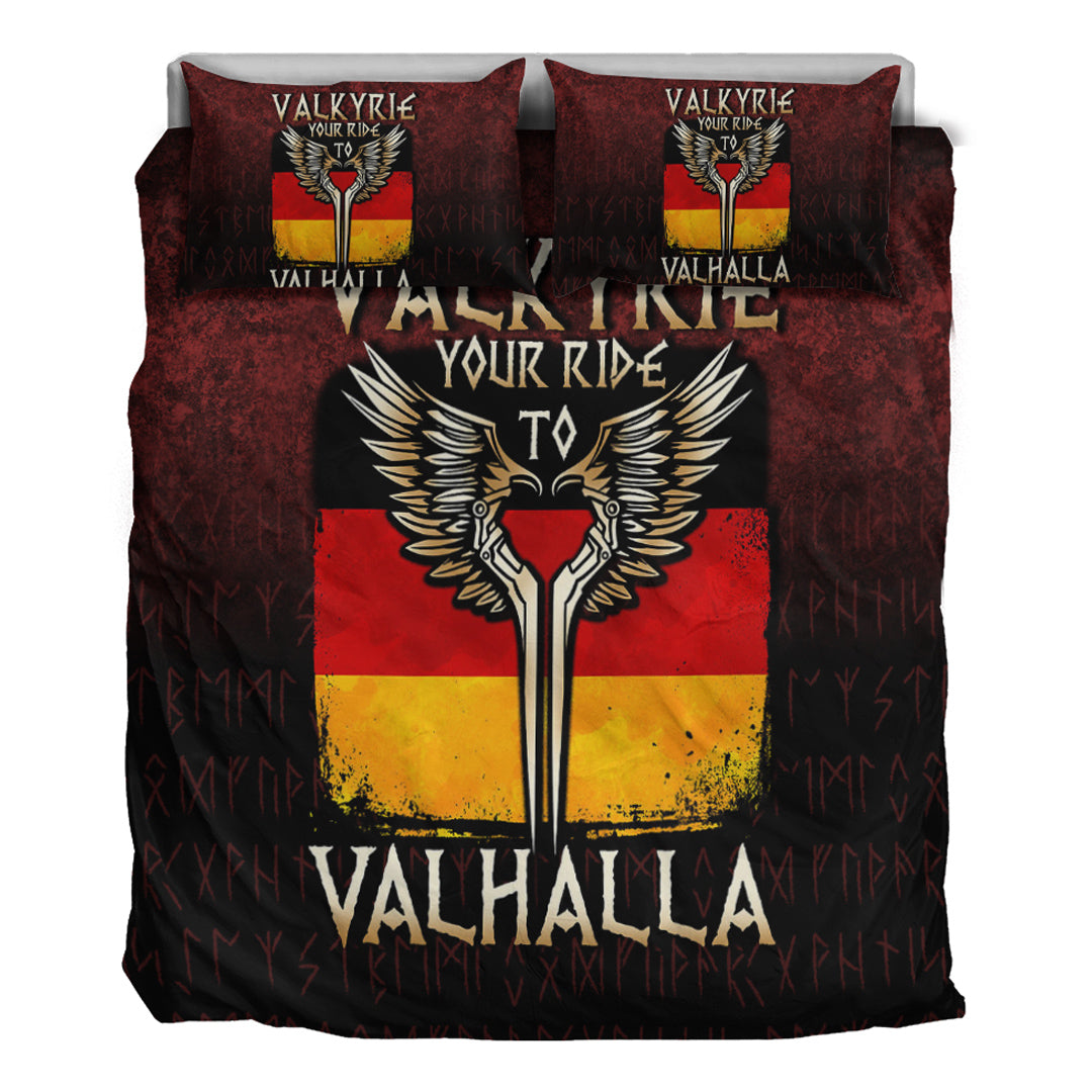 Viking Bedding Set Valkyrie Your Ride to Valhalla Germany