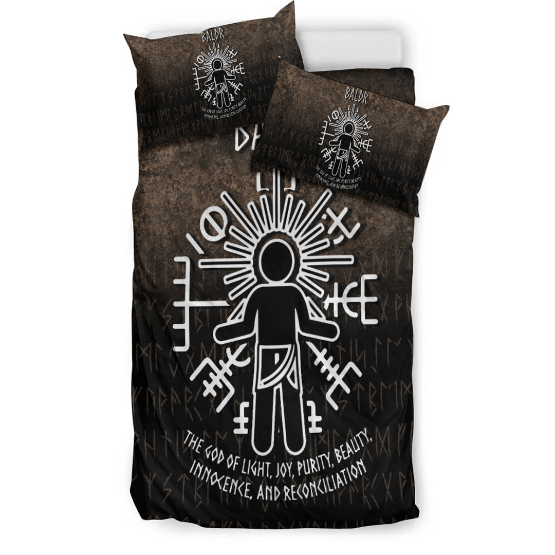 Viking Bedding Set Baldr God