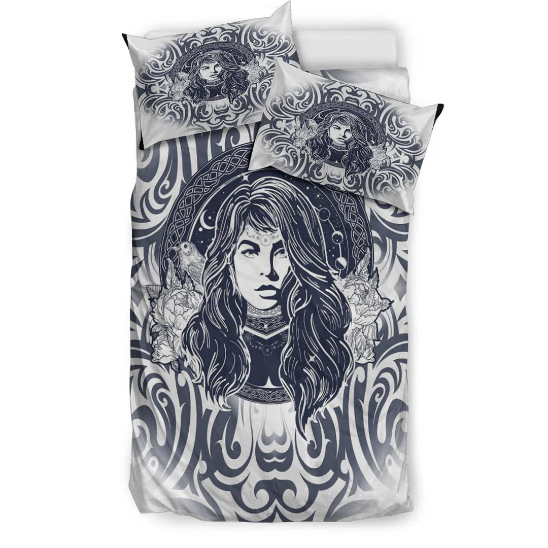 Viking Bedding Set Celtic Wicca Sorceress