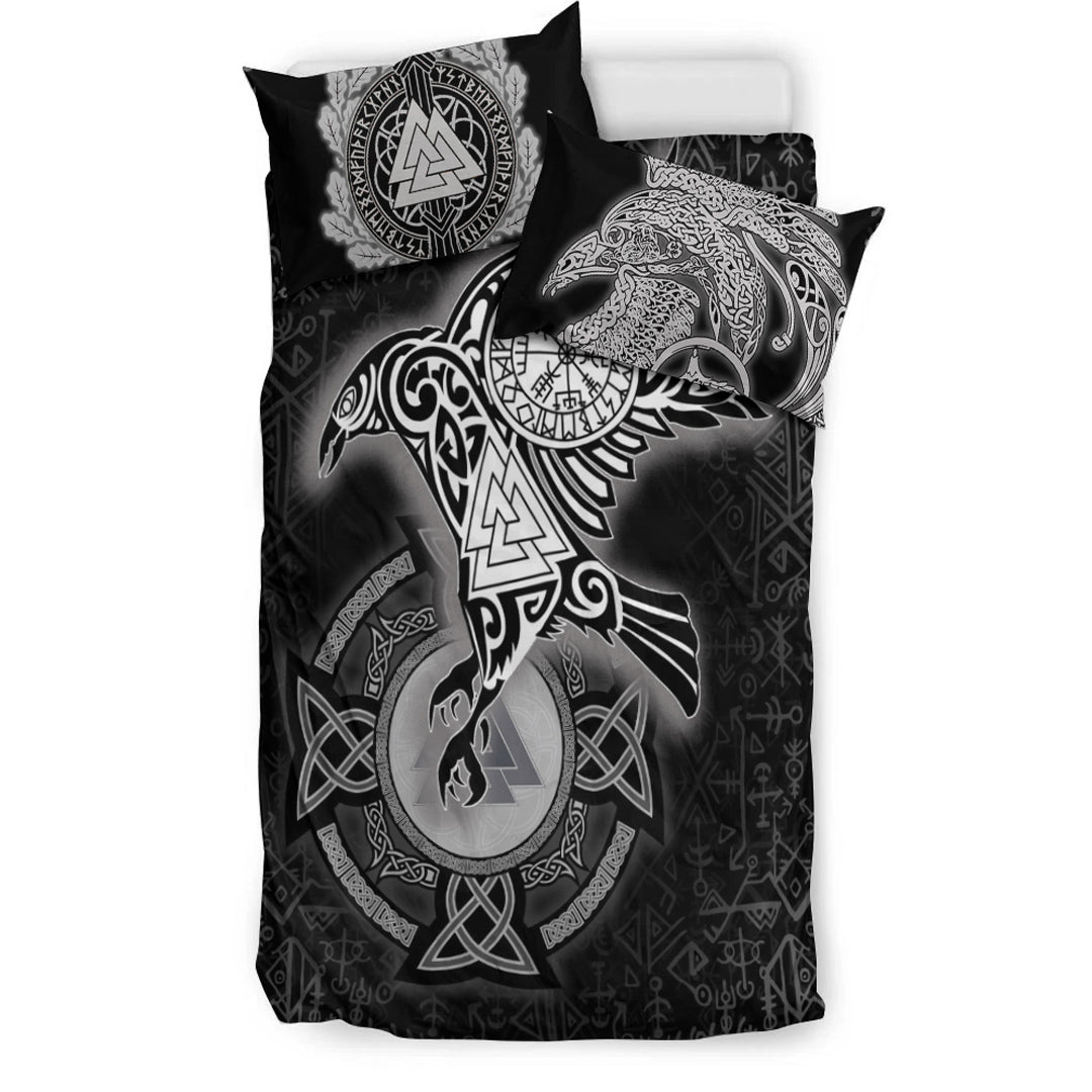 Viking Bedding Set Celtic Raven