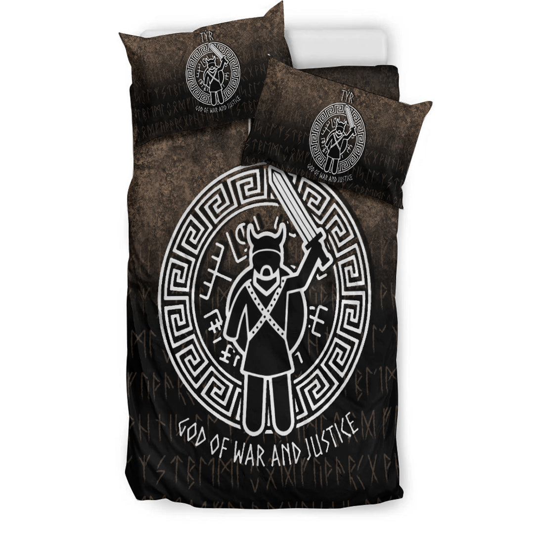 Viking Bedding Set Tyr God Of War And Justice