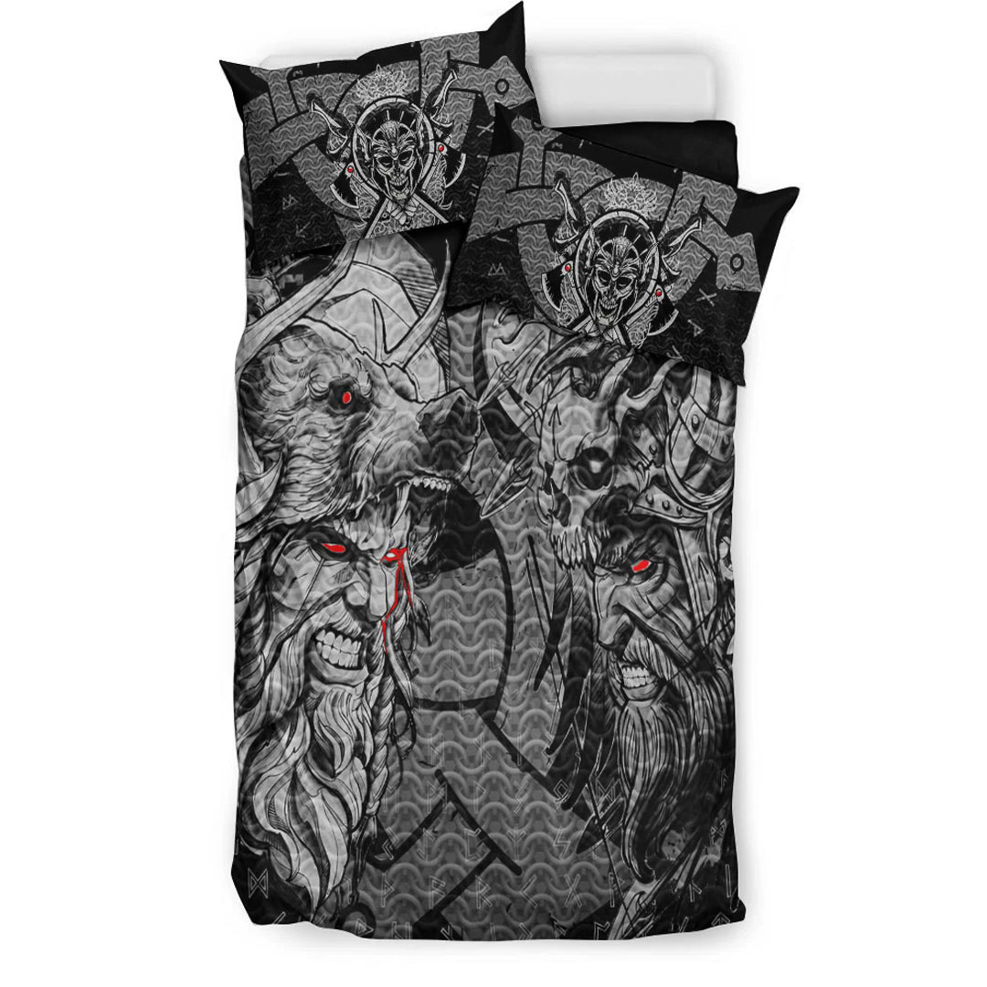 Viking Bedding Set Norse Warrior Berserker