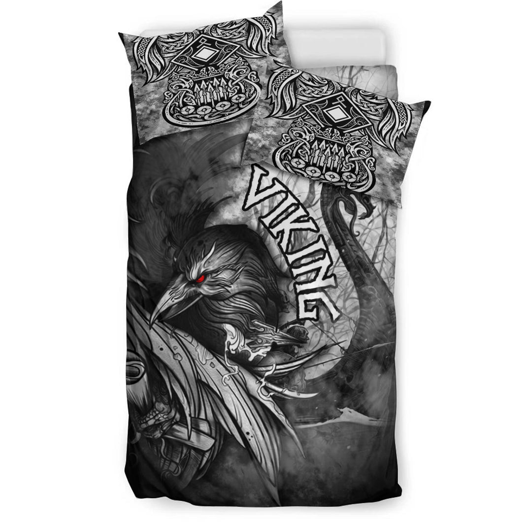 Viking Bedding Set Raven And Darkka