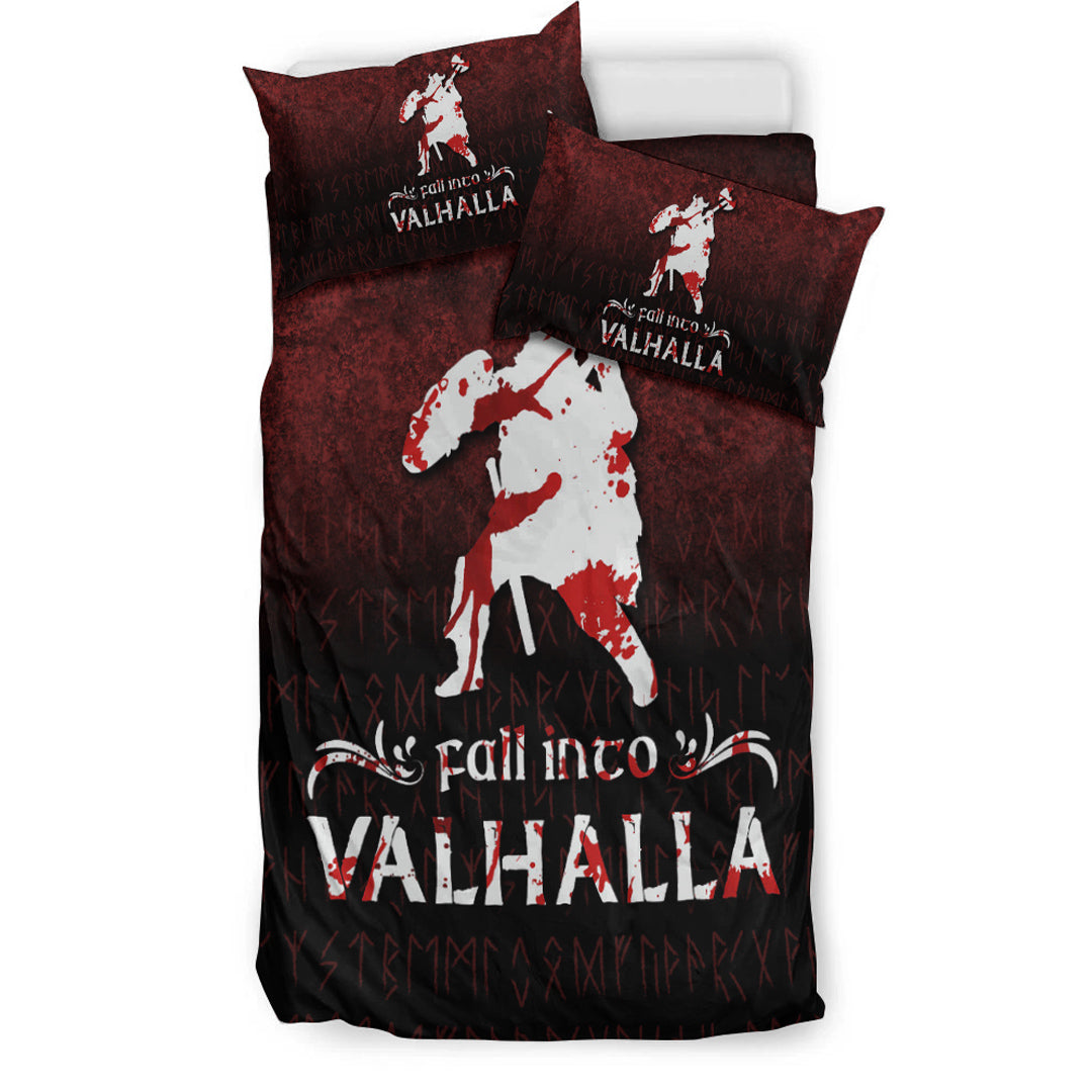 Viking Bedding Set Fall Into Valhalla