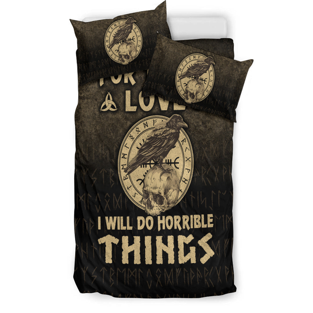 Viking Bedding Set Hail Odin