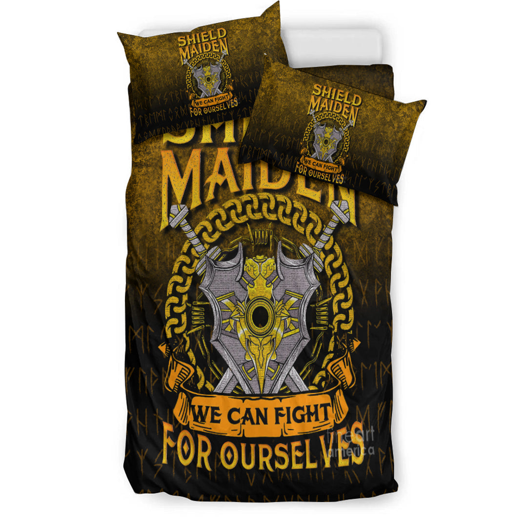 Viking Bedding Set Shield Maiden We Can Fight For Ourselves