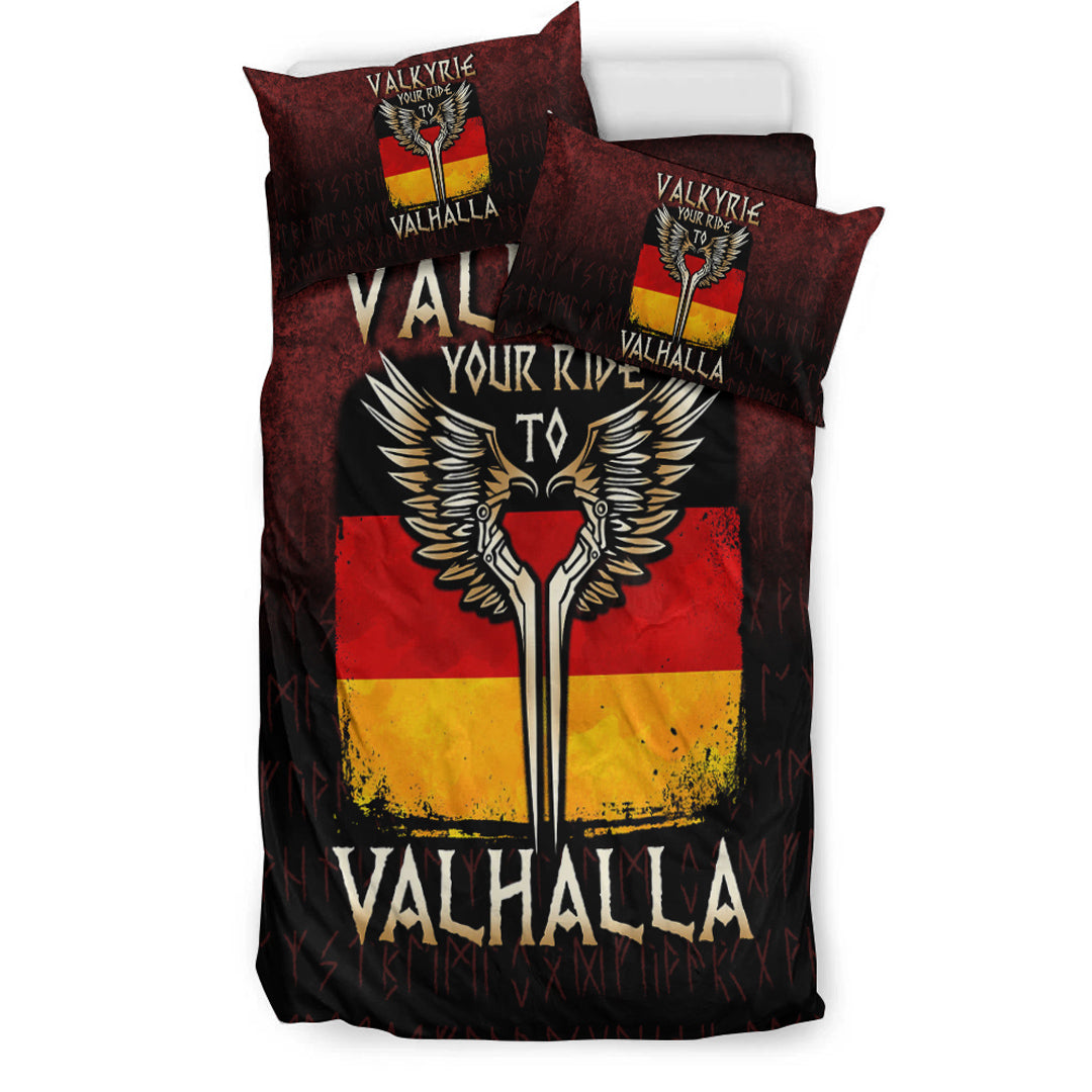 Viking Bedding Set Valkyrie Your Ride to Valhalla Germany