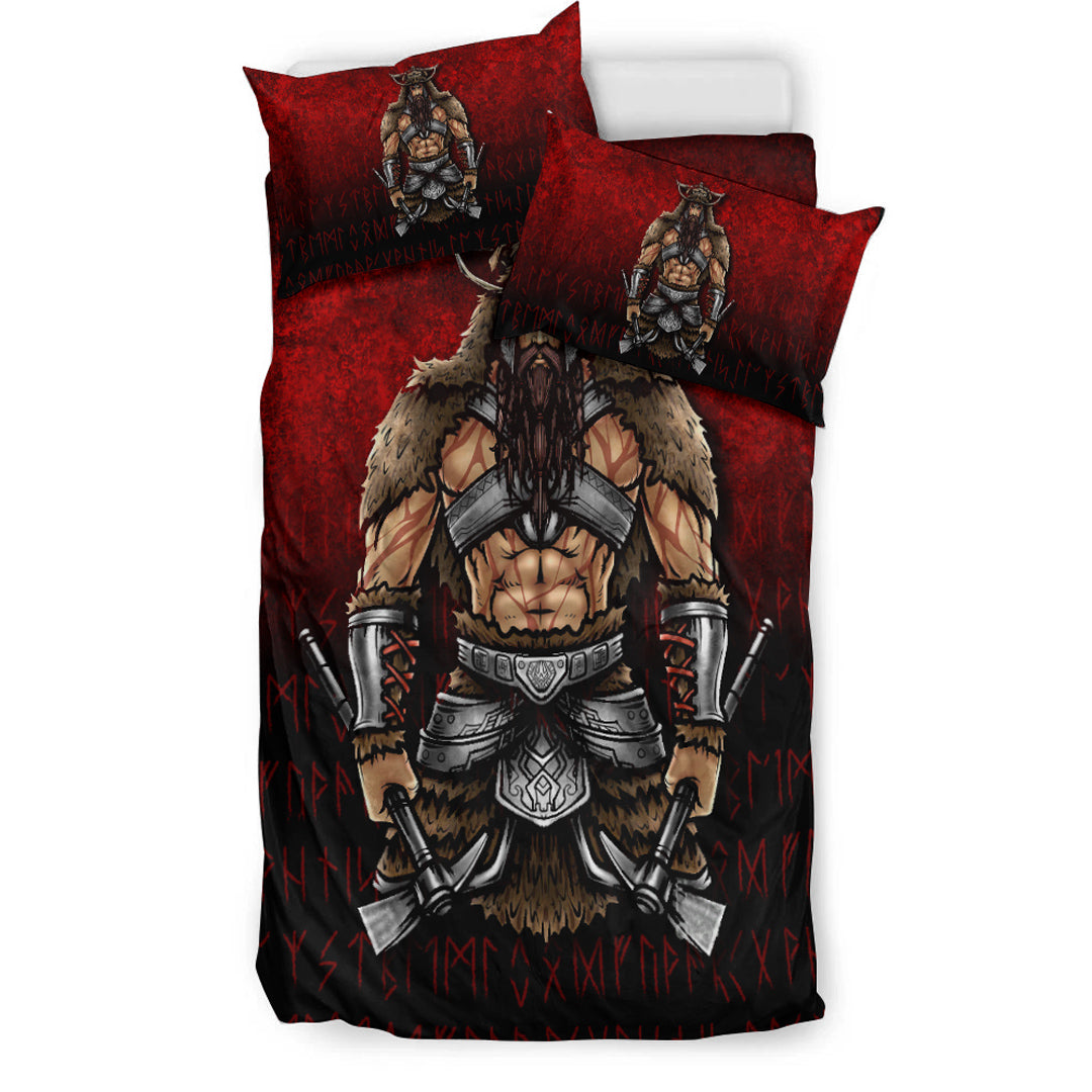 Viking Bedding Set Berserker Viking Warrior Valhalla