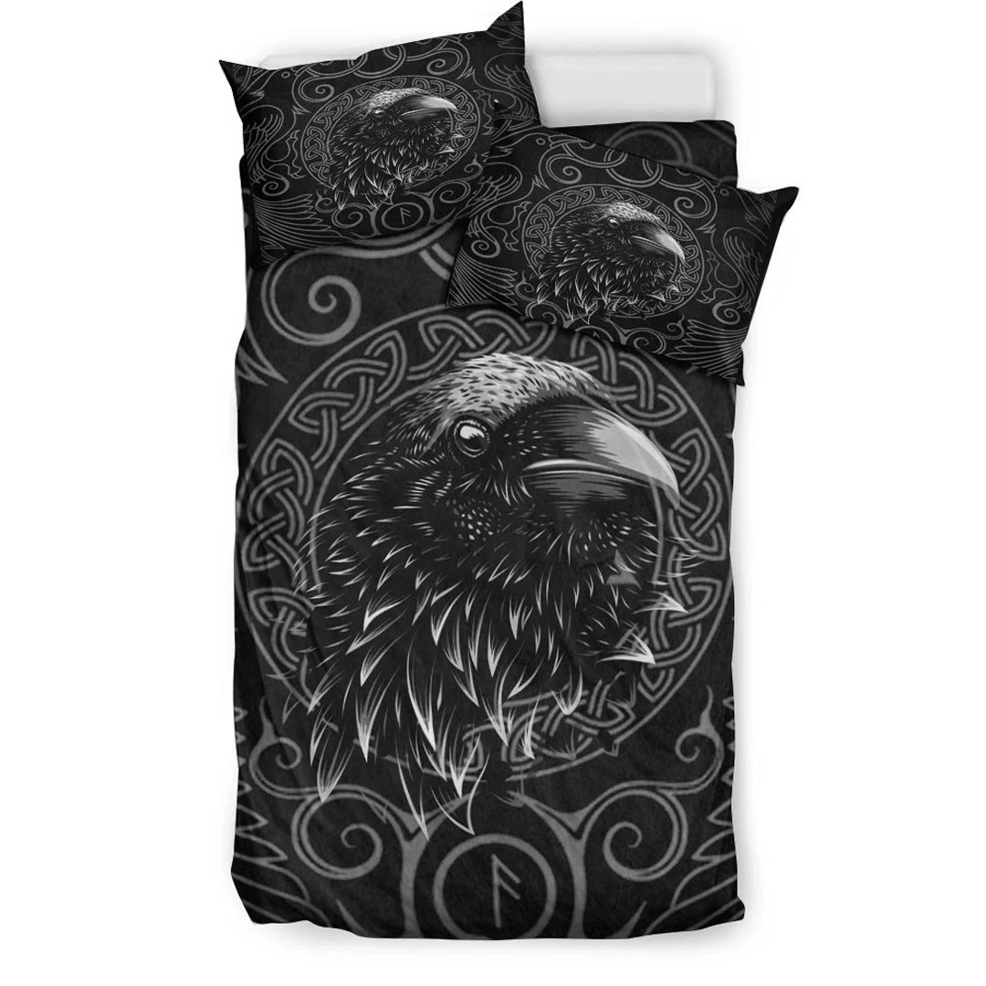 Viking Bedding Set Raven Celtic Style