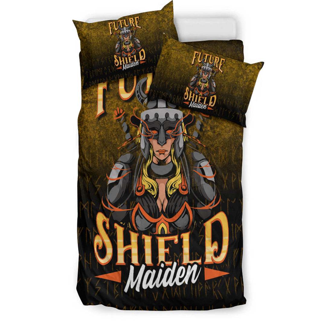 Viking Bedding Set Future Shield Maiden