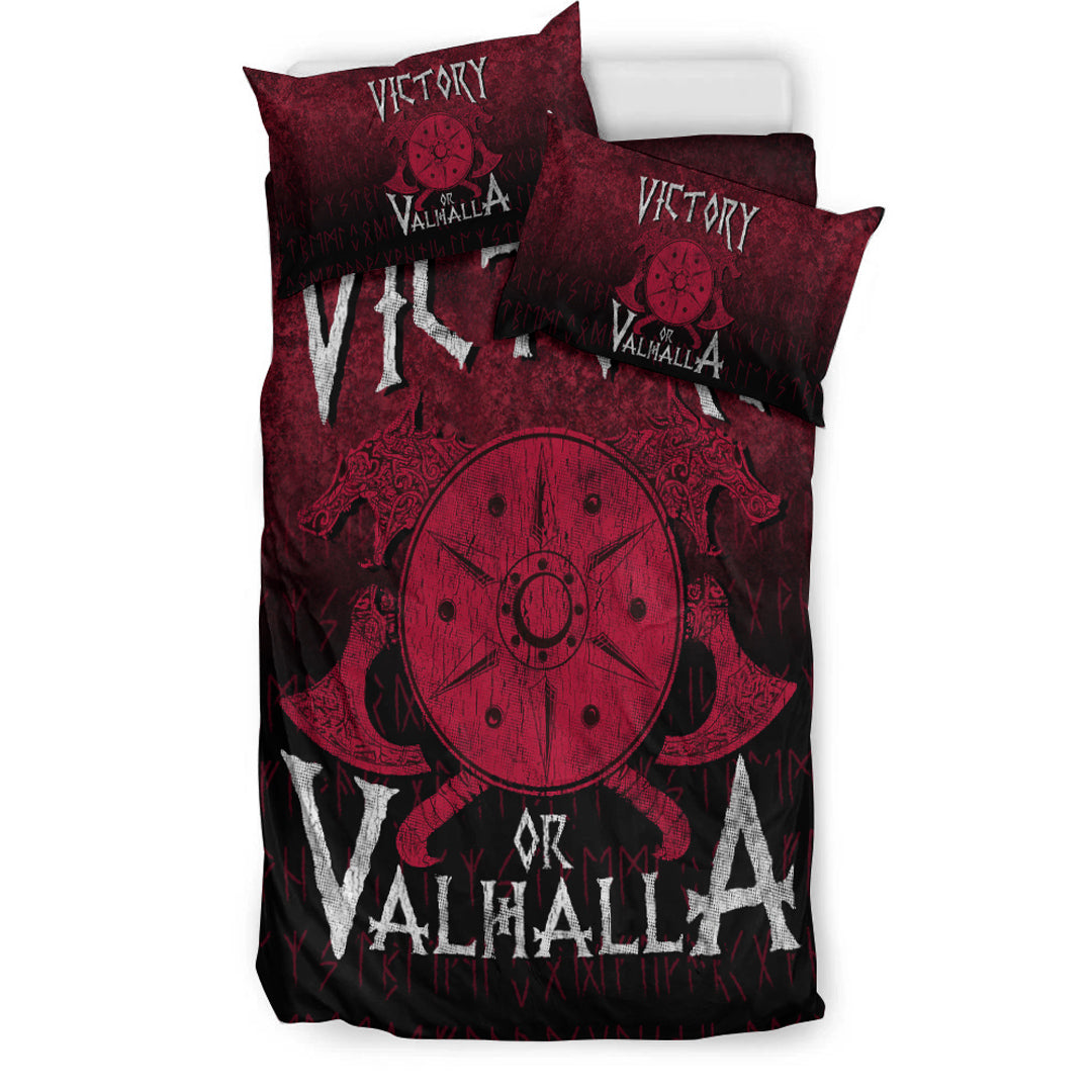 Viking Bedding Set Victory or Valhalla Ver01