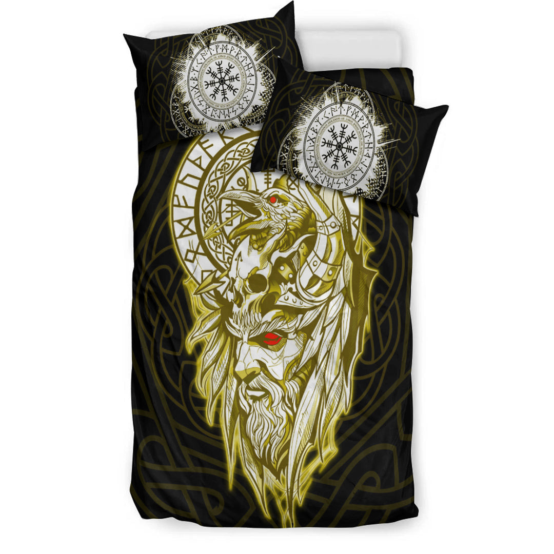 Viking Bedding Set Viking Odin Set Gold