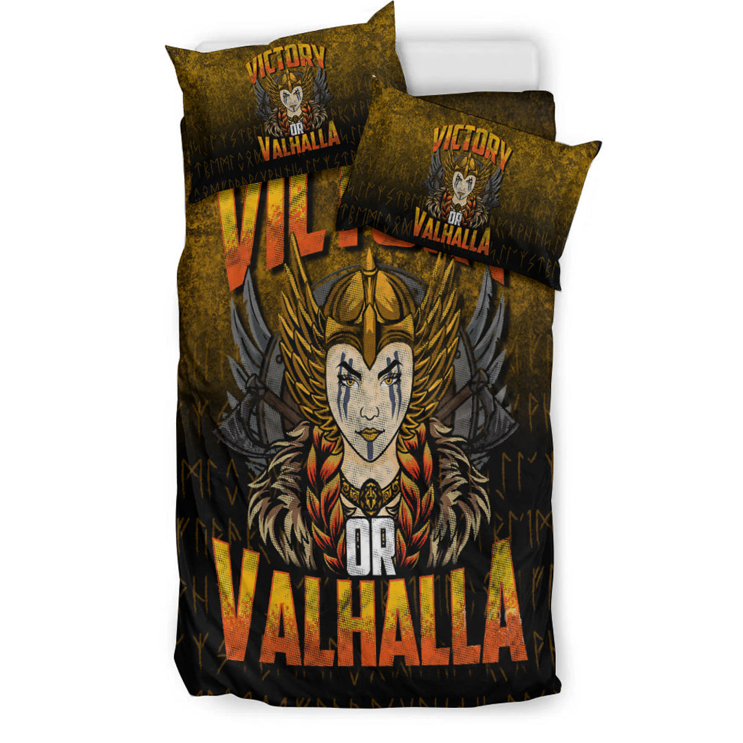 Viking Bedding Set Victory or Valhalla