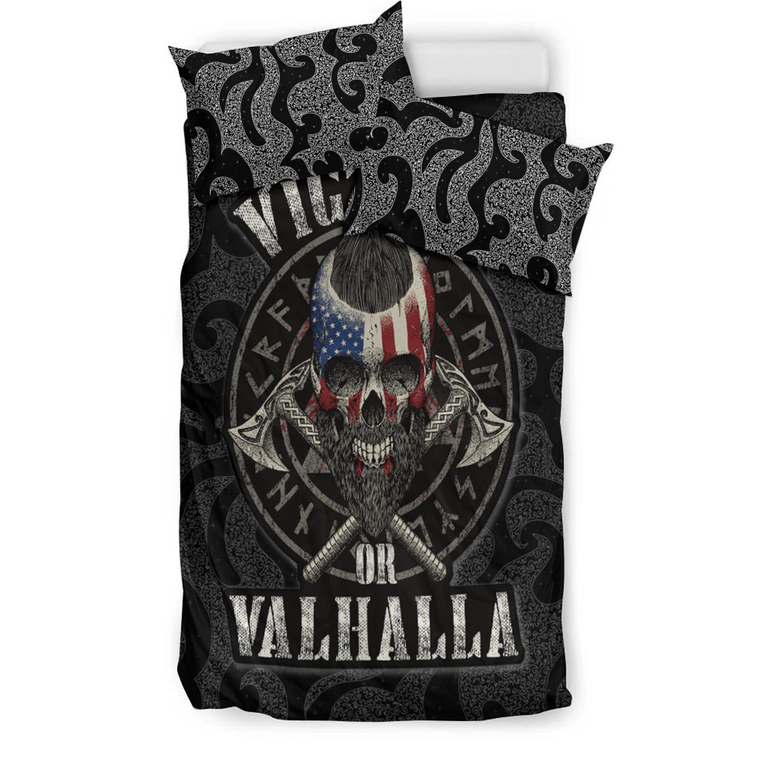 Viking Bedding Set Victory or Valhalla Special Ver02