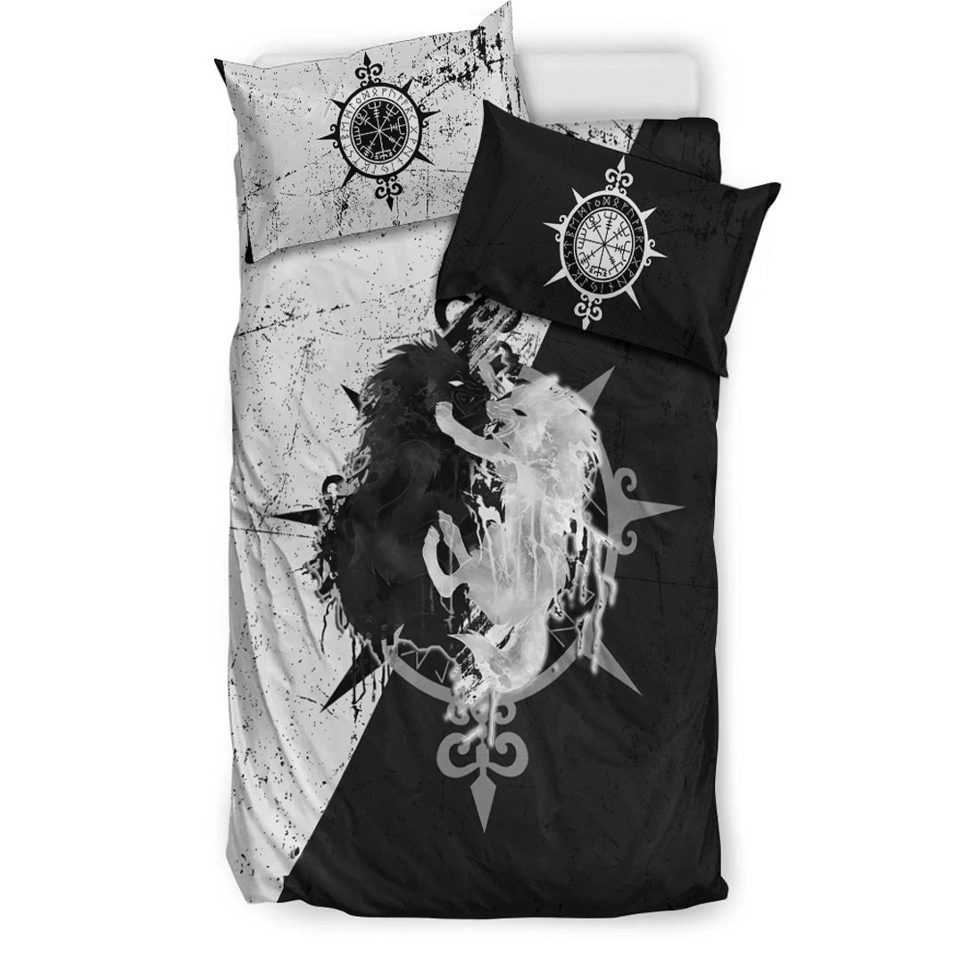 Viking Bedding Set Skoll and Hati Fighter HS