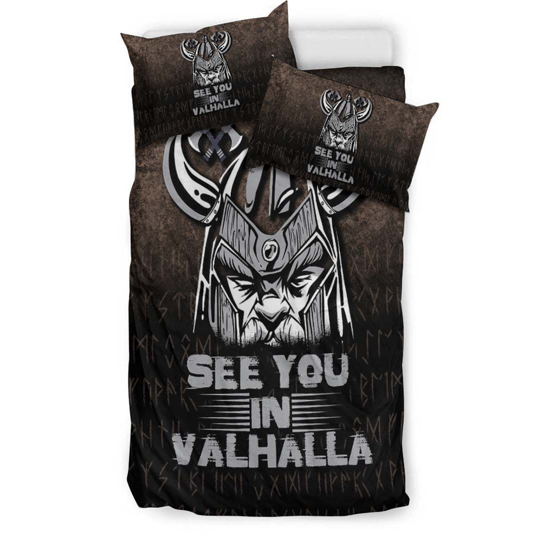 Viking Bedding Set See You In Valhalla Ver01