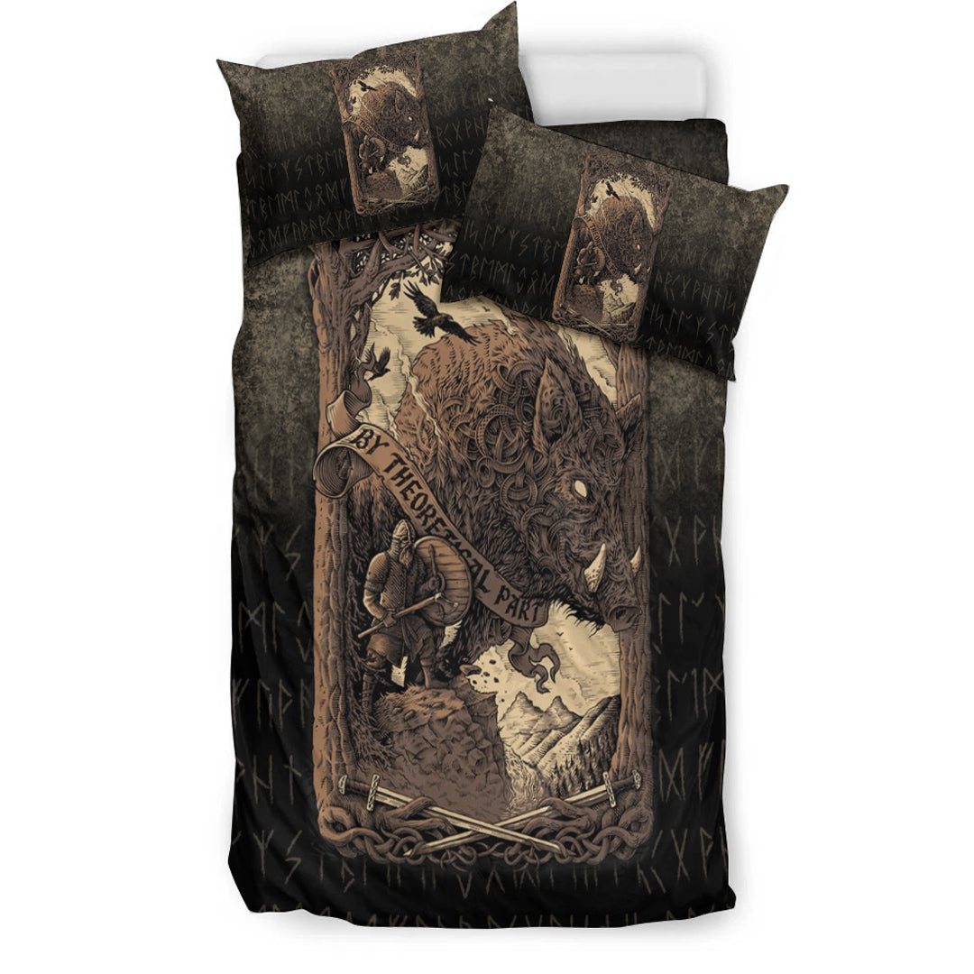 Viking Bedding Set Viking Wild Boar