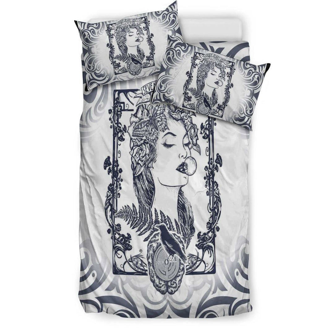 Viking Bedding Set Sloth! Seven Deadly Sins Celtic Tattoo