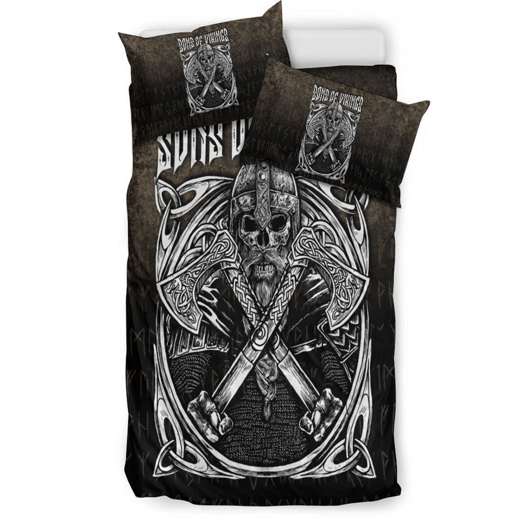 Viking Bedding Set Sons Of Odin Valhalla Style Ver04