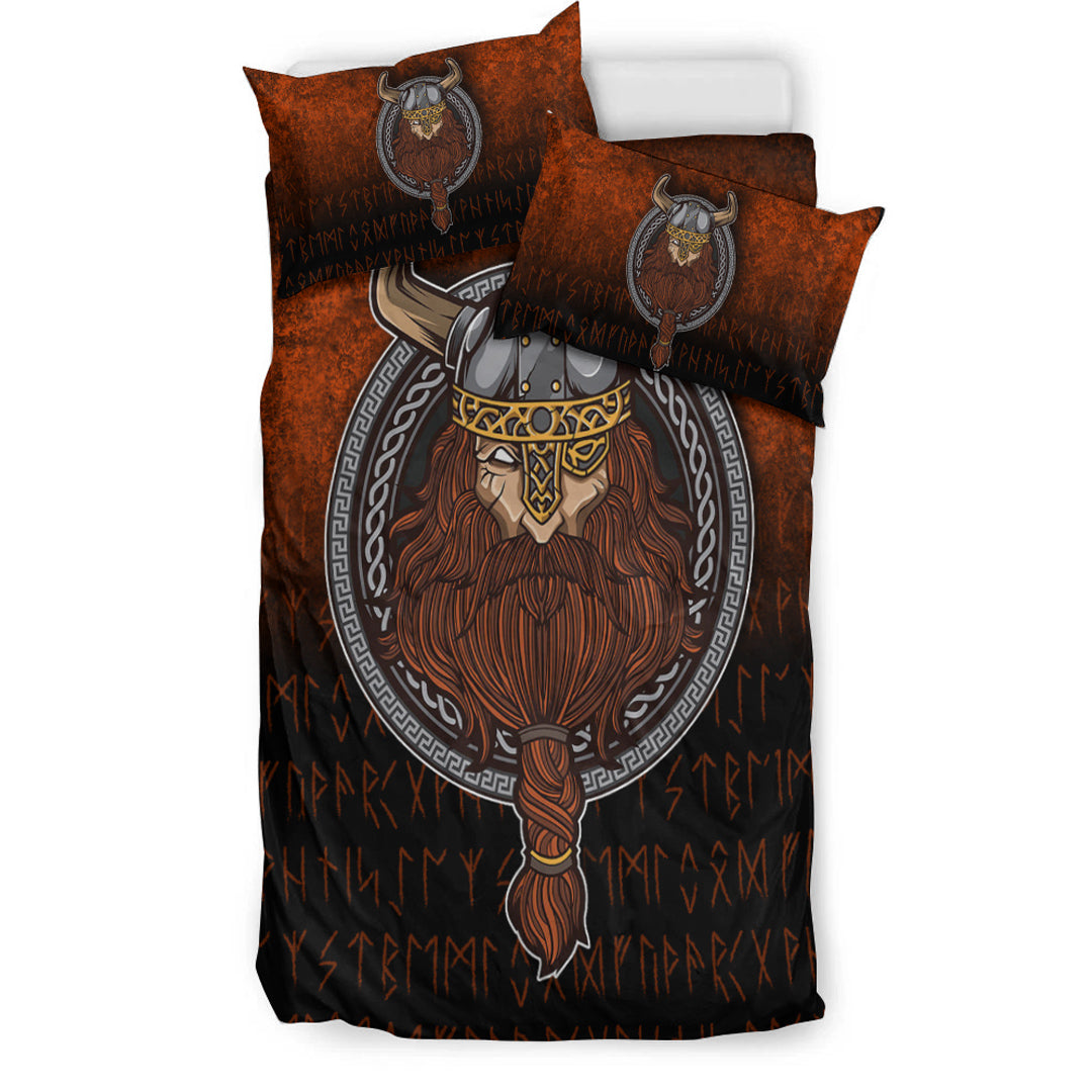 Viking Bedding Set Viking Warrior Odin Valhalla