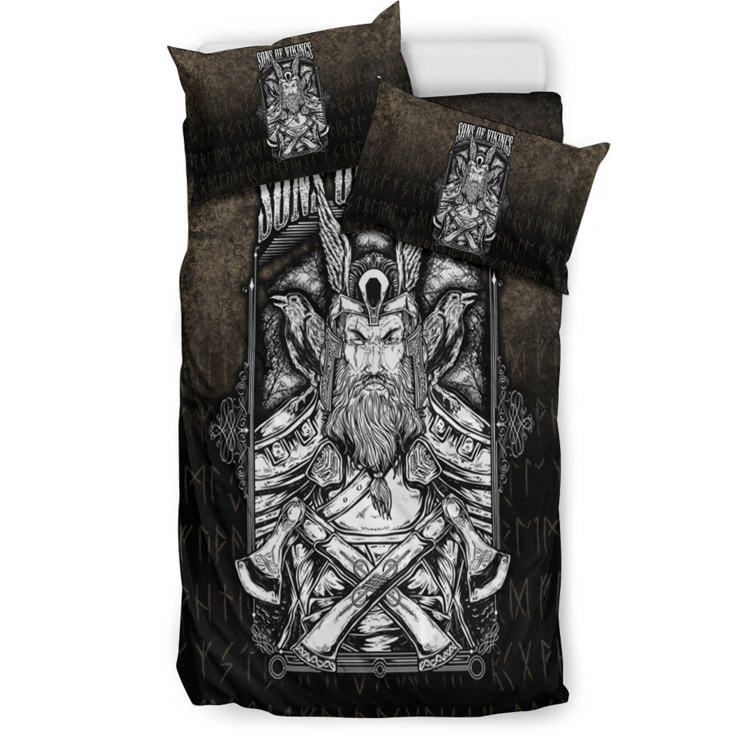 Viking Bedding Set Sons of Odin Valhalla Style Ver03