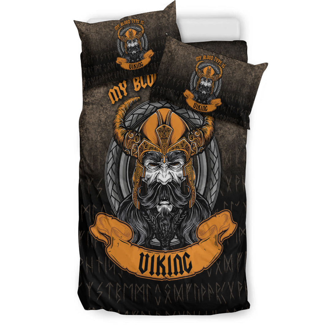 Viking Bedding Set My Blood Type is Viking