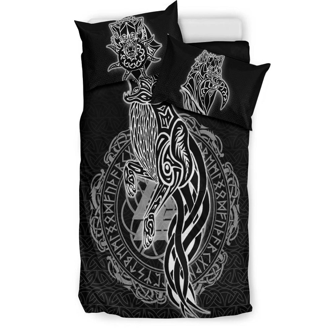 Viking Bedding Set Wolf Style