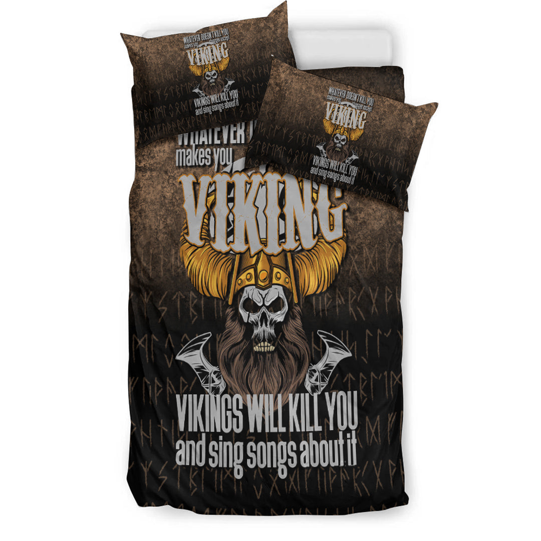 Viking Bedding Set Vikings Will Kill You