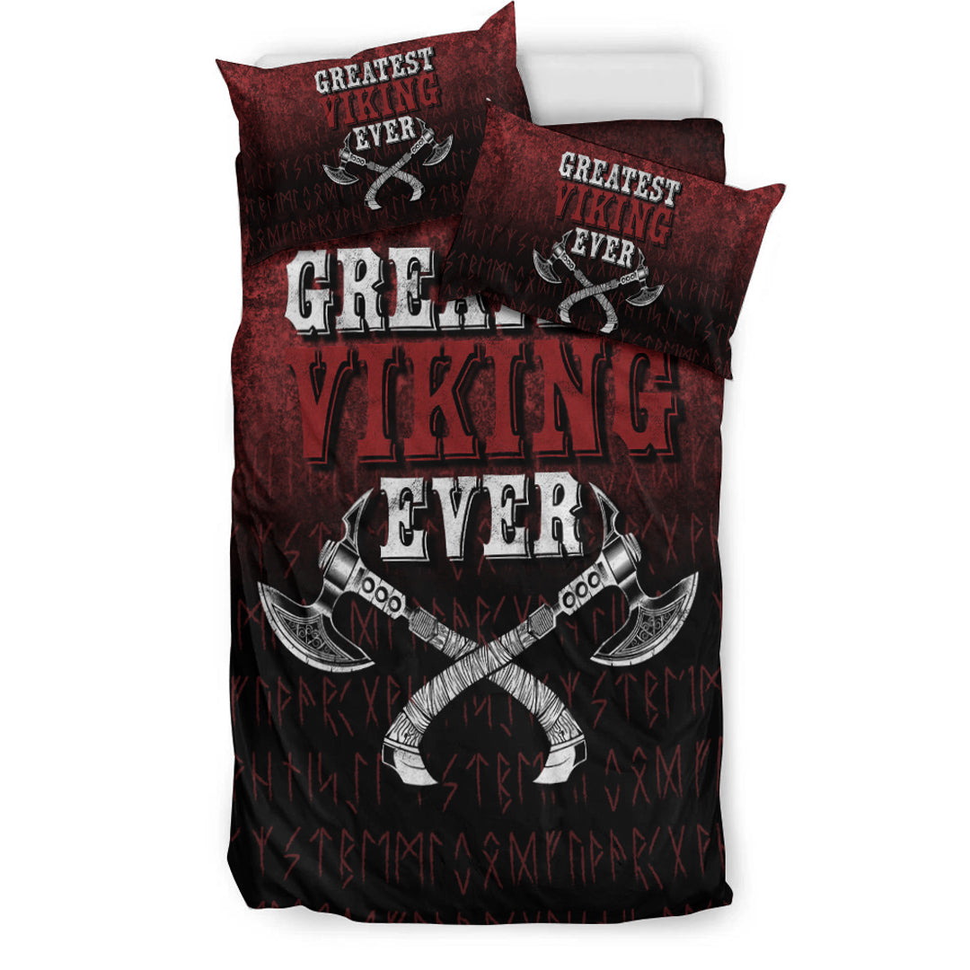 Viking Bedding Set Greatest Viking Ever