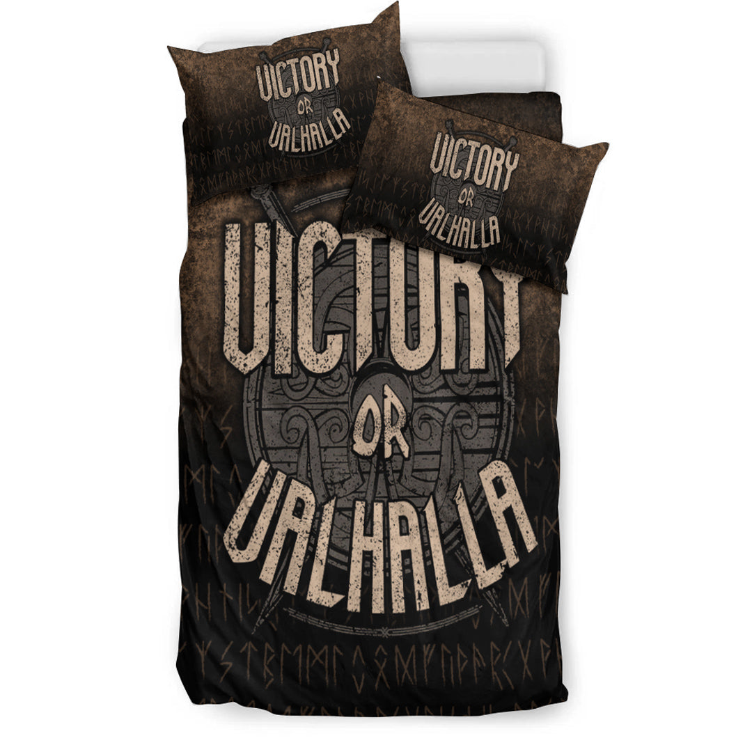 Viking Bedding Set Victory or Valhalla Ver03