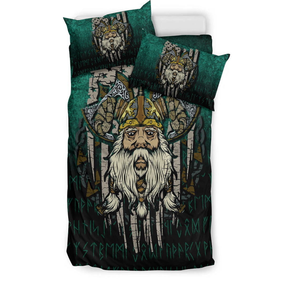 Viking Bedding Set America Odin