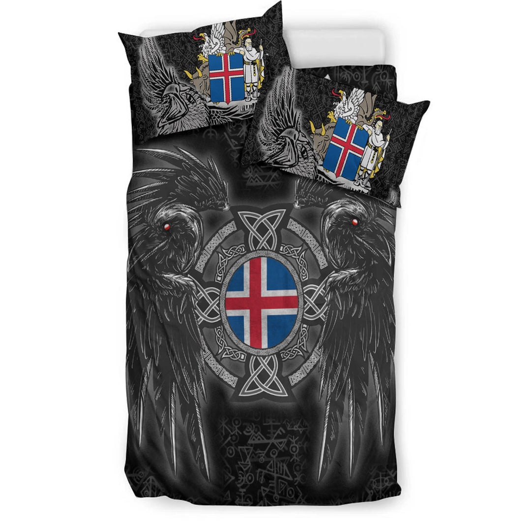 Viking Bedding Set Iceland Viking Raven