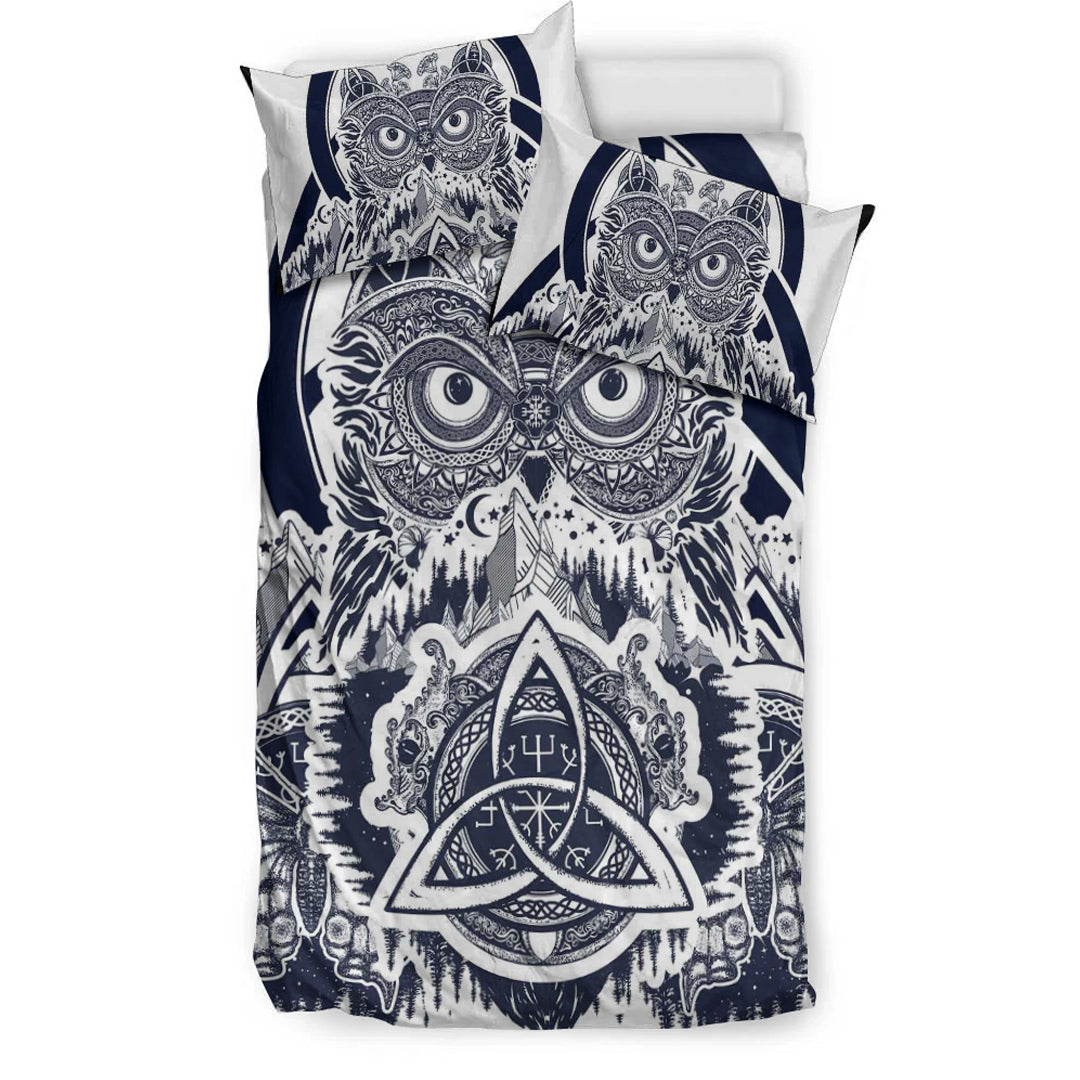 Viking Bedding Set Viking Owl Celtic