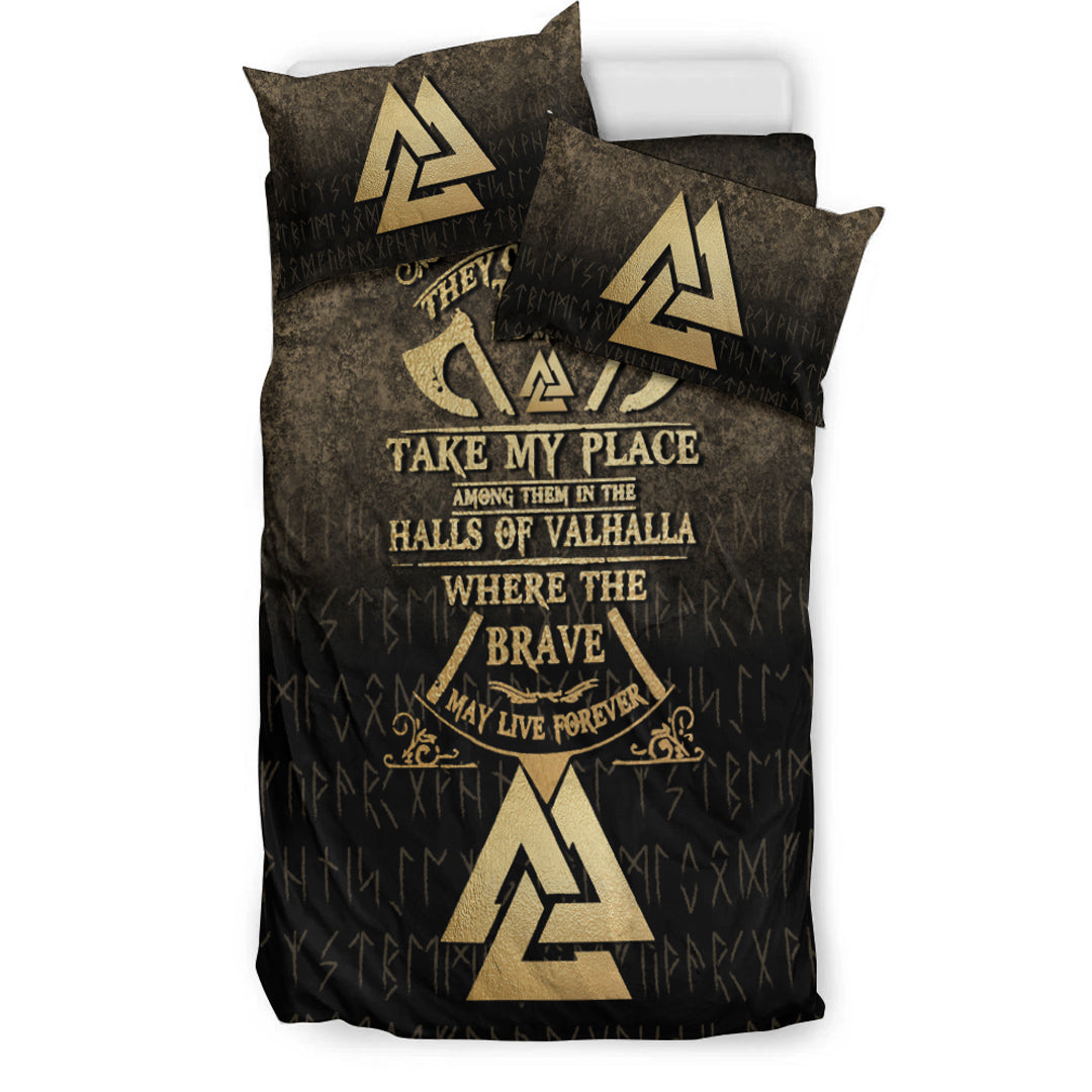 Viking Bedding Set Vikings Hall of Valhalla